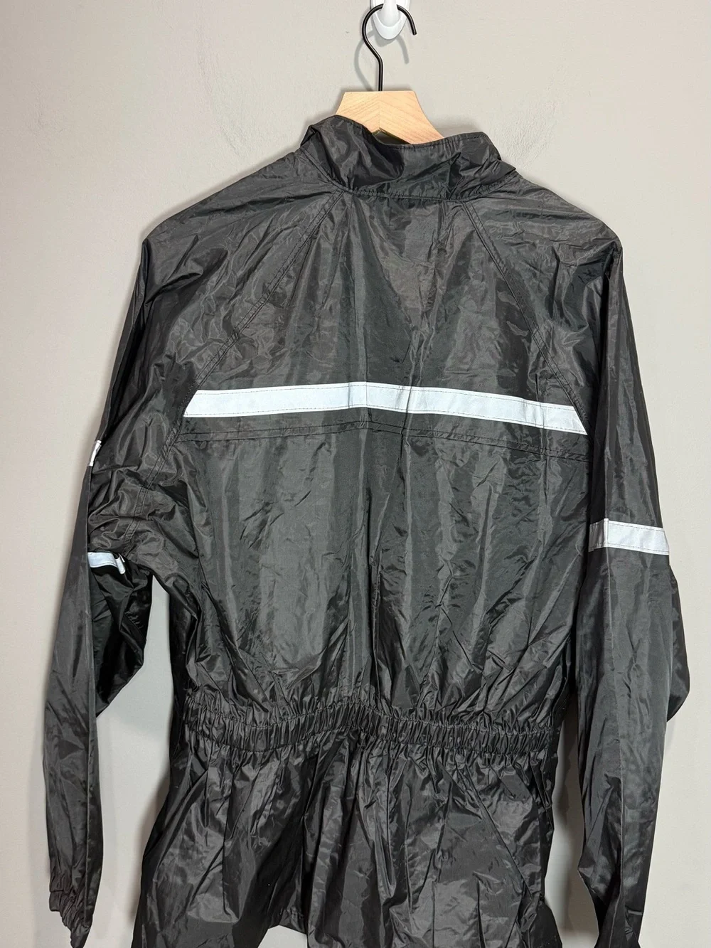 Nelson-Rigg WeatherPro WP-8000 Motorcycle Rain Suit 2 Piece Black Large